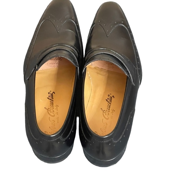 Stefano Branchini black leather men‎ shoes size 8 Authentic!! main image 7
